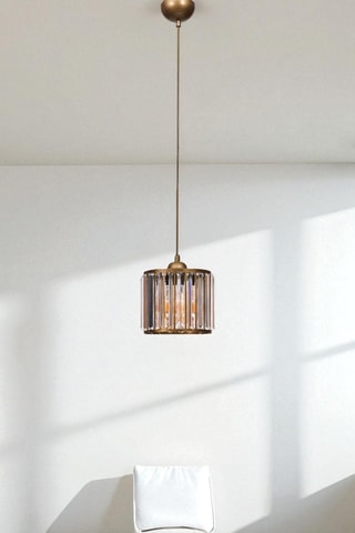 Candeeiro suspenso - Dourado - 40 W