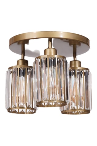 Candeeiro de teto - Dourado - 3 x 40 W