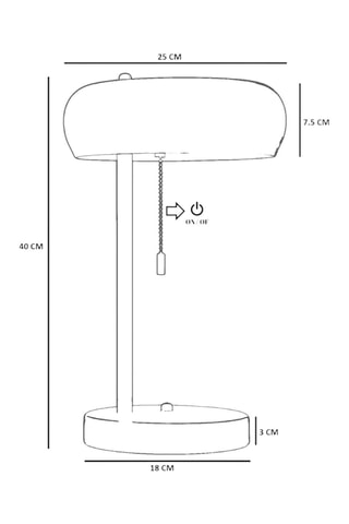 Candeeiro de mesa - Mostarda - 40 W