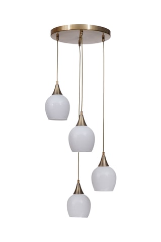 Candeeiro suspenso - Dourado - 4 x 40 W