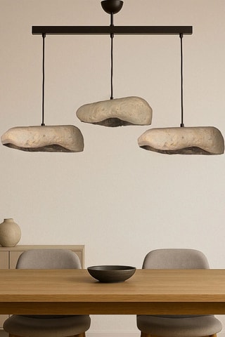 Candeeiro suspenso - Preto - 3 x 40 W