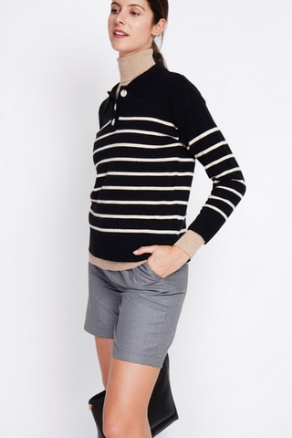 Oversized trui - Zwart