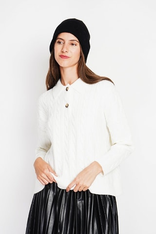 Oversized trui - Wit