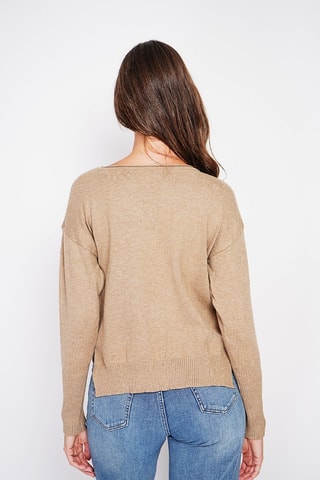 Oversized trui - Camel