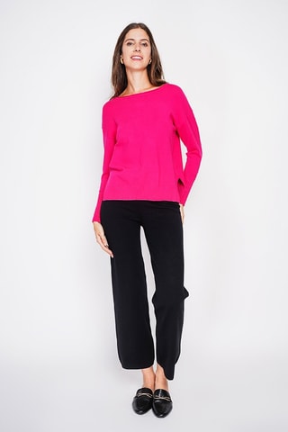Oversized trui - Fuchsia