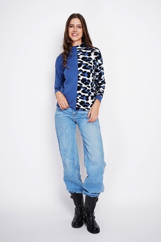 Oversized trui - Blauw