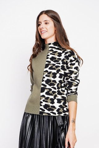 Oversized trui - Kaki