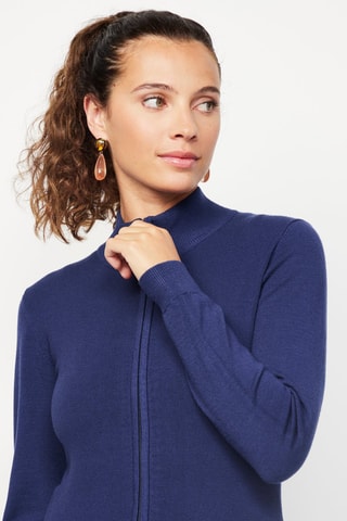 Kasjmier Vest Marineblauw