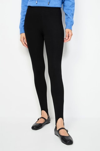 Zijden Legging - Zwart