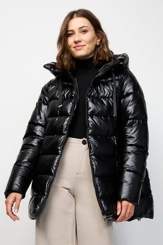 Gewatteerde Jas - Zwart