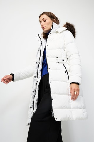 Gewatteerde Jas - Wit