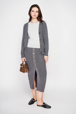 Midirok - Gemêleerd Grijs