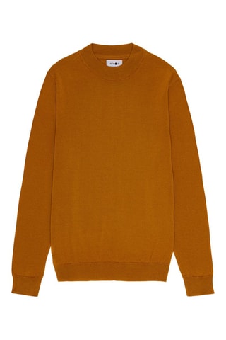 Merinoswollen Trui Martin - Mosterdgeel