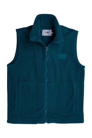 Mouwloos Fleece Vest Nil - Donkergroen