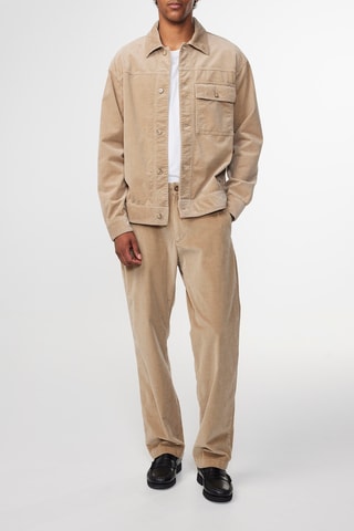 Velours en Biologisch Katoenen Jasje Vince - Kaki