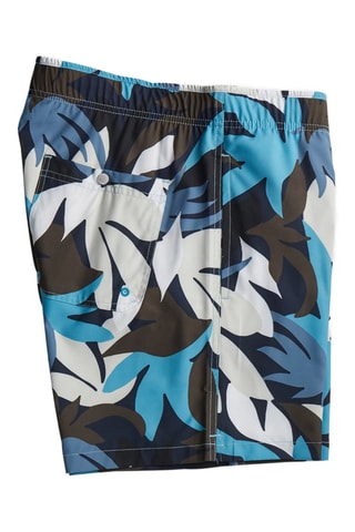 Short Print - Zwart en Hemelsblauw 