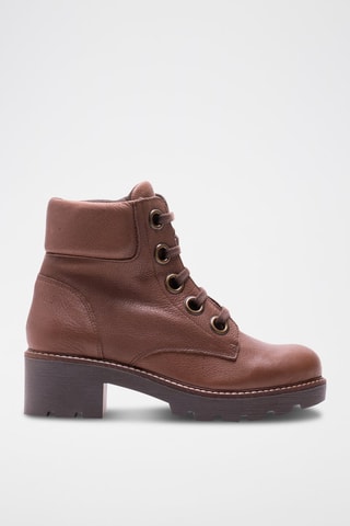 Nubuck Enkellaarzen Bruin
