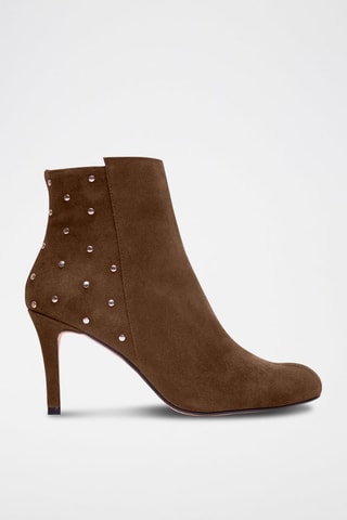 Nubuck Enkellaarzen Bruin