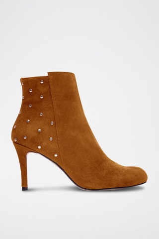 Nubuck Enkellaarzen Camel