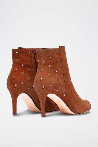 Nubuck Enkellaarzen Camel