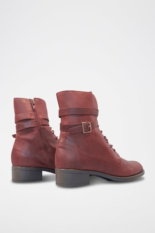 Bottines en cuir - Marron