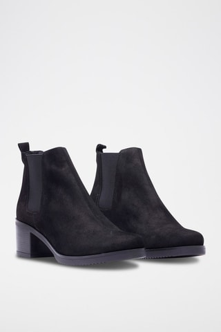 Nubuck Chelsea Boots Zwart