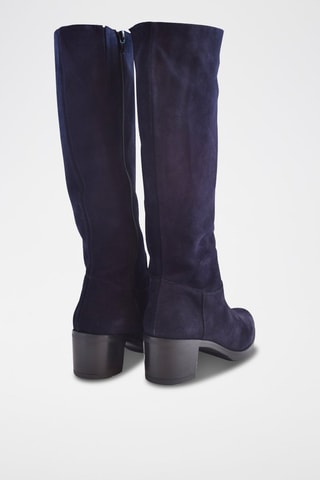 Nubuck Laarzen Marineblauw