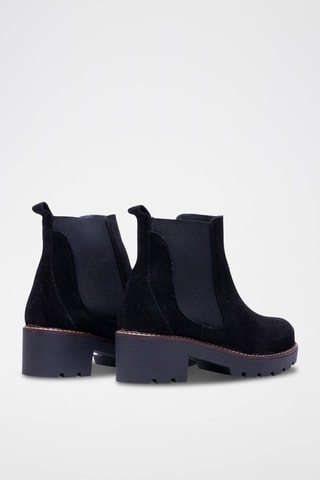 Nubuck Chelsea Boots Zwart