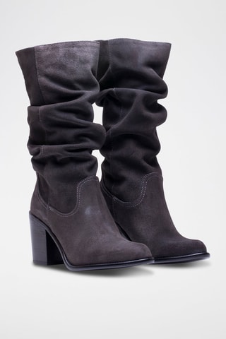 Nubuck Laarzen Antraciet