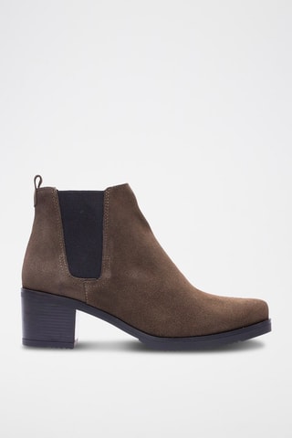 Nubuck Chelsea Boots Kaki