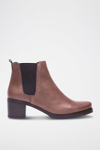 Leren Chelsea Boots Bruin