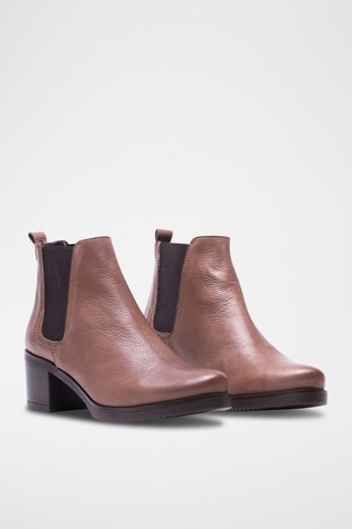Leren Chelsea Boots Bruin