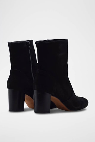 Splitleren Enkellaarzen Zwart