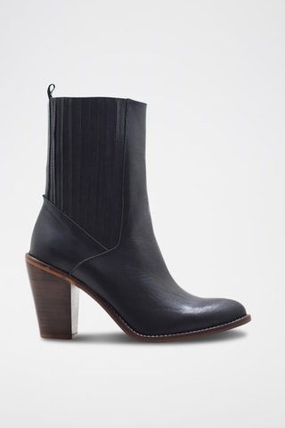 Leren Chelsea Boots Zwart