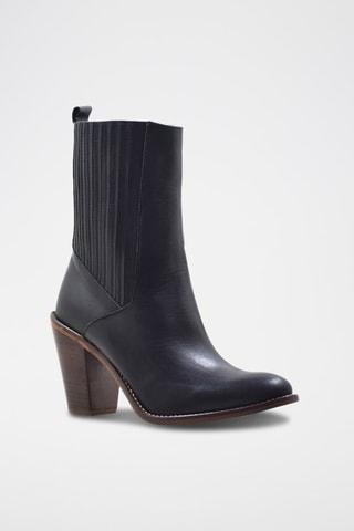 Leren Chelsea Boots Zwart