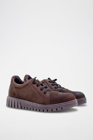 Leren Sneakers - Bruin