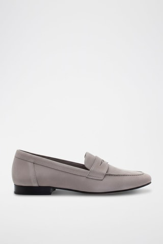 Nubuck Mocassins - Grijs