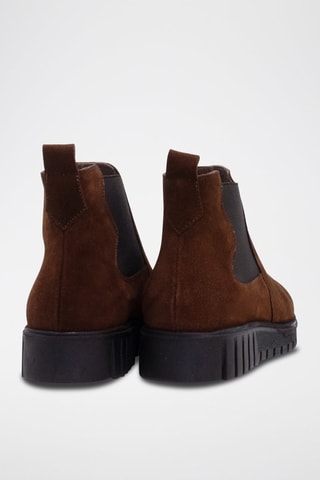 Nubuck Chelsea Boots - Bruin