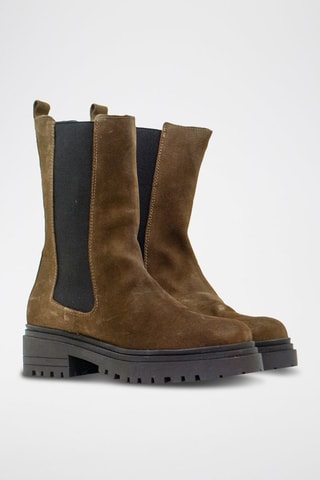 Nubuck Chelsea Boots - Kaki