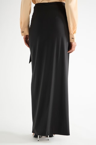 Lange Wikkelrok - Zwart