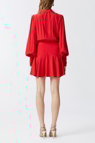 Robe en soie - Rouge