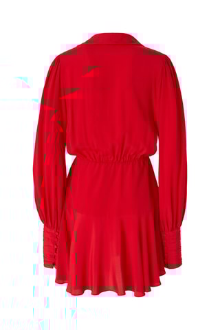 Robe en soie - Rouge