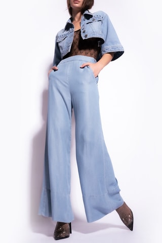Broek Wide Legs - Hemelsblauw