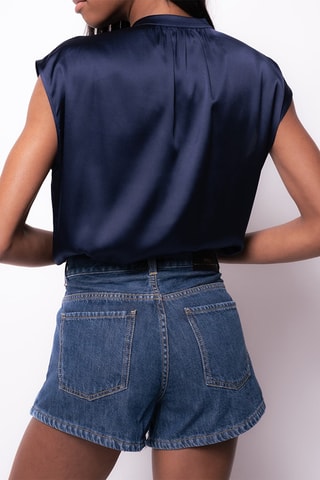 Short - Denimblauw