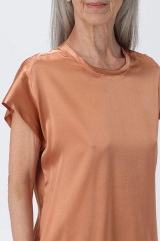 Zijden Top - Poederroze