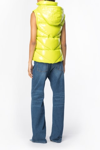 Mouwloos Vest met Capuchon - Felgeel