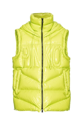 Mouwloos Vest met Capuchon - Felgeel