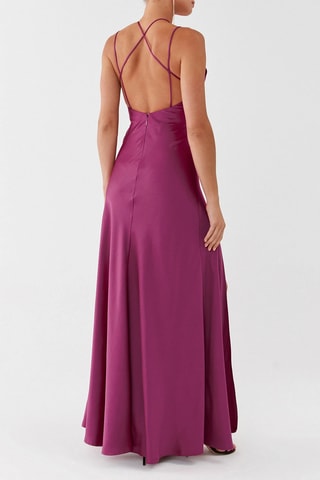 Mouwloze Jurk - Fuchsia