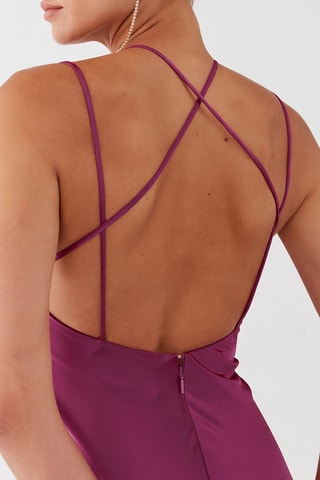 Mouwloze Jurk - Fuchsia