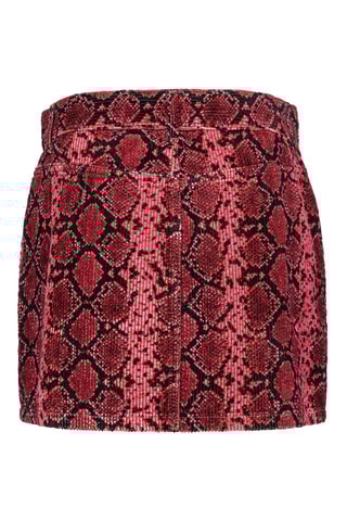 Rechte Minirok - Rood